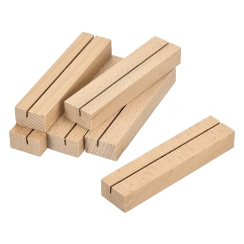 Porte-cartes en bois anti-basculement pour afficher vos photos sans chute