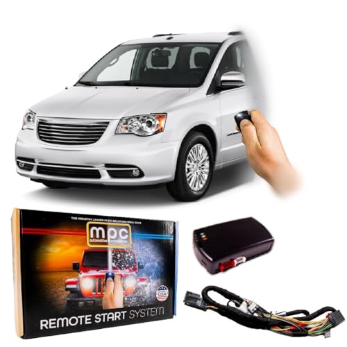 MPC Complete Factory Remote Activated Remote Start Compatible with 2008-2010 Chrysler Town & Country - Prewired - w/T-Harness