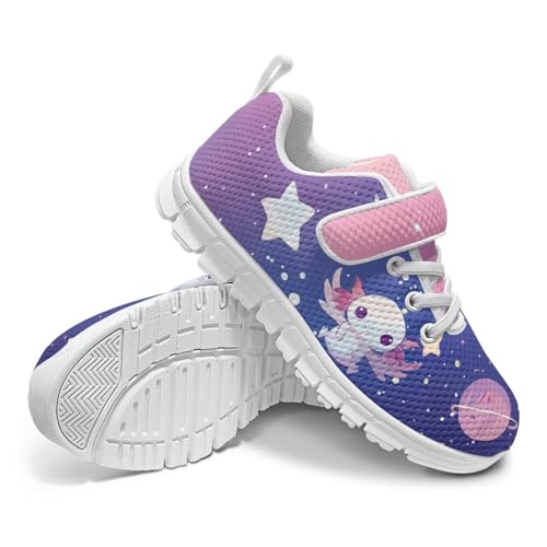 Kids Tennis Shoe Breathable Strap Athletic Running Sneakers Non Slip Outdoor Walking Hiking Shoes for Boys Girls Size 11-15