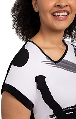 Sympli Dolman Angle Tunic-Abstract-Spring 2023 (As1, Numeric, Numeric_14, Regular, Regular, Abstract) #TOP2