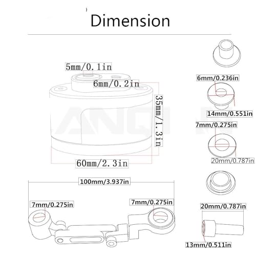 Réservoir de liquide de frein pour CBR1000RR et CB650F