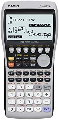 Casio Fx-9860Gii Graphing Calculator, Black