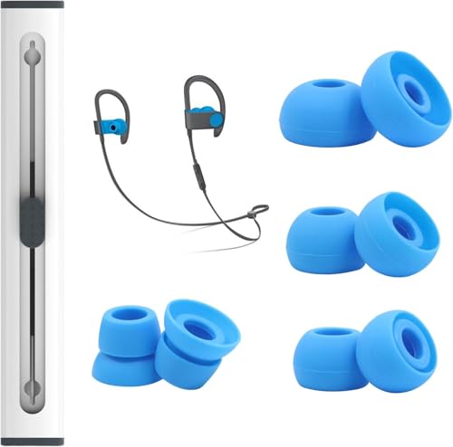 Akkiv �����p�V���R�������APowerbeats 3 Powerbeats 2 �w�b�h�t�H���ƌ݊�������A�V���R������ 4 �g�AS/M/L 3 �T�C�Y�̎��� (�u���[�A�y���t��)