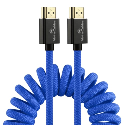 Alvin's Cables 8K 2.1 HDMI - HDMI �P�[�u�� 8K@60Hz�A4K@120Hz�A�����A�ґg�R�C���P�[�u���A�u���[ - Atomos Ninja�Afor Sony FS5/FS7/FX9�ABMPCC�Afor Canon C30