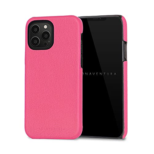 BONAVENTURA ボナベンチュラ 【MagSafe対応】ノブレッサ バックカバーケース [iPhone 13 Pro, フューシャピンク] BBCN13P-HP