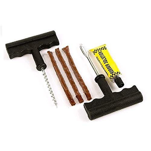 Yデパートセンター55R パンク修理キット 車やバイクのタイヤに ブレード ラバーセメント パンク修理材