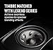 Polk Audio Legend L900 Height Module for L600/L800 Tower Speakers - New Pinnacle Tweeter & Turbine Cone Driver, Horizontal Orientation Dolby Atmos, DTS:X, IMAX Enhanced Compatible (Single, Black Ash)