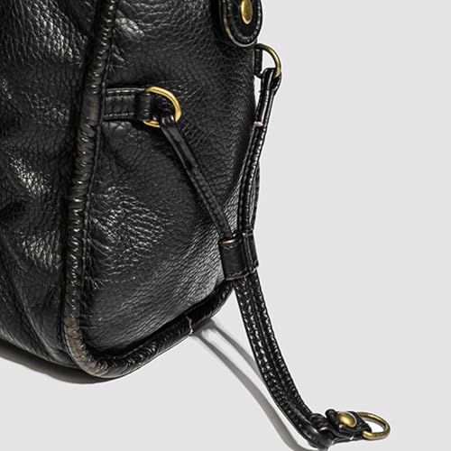 Vintage Motorcycle Shoulder Bag Crossbody Bags Casual Handbag Top Handle Purse for Daily Commute and Outdoor Getaways3