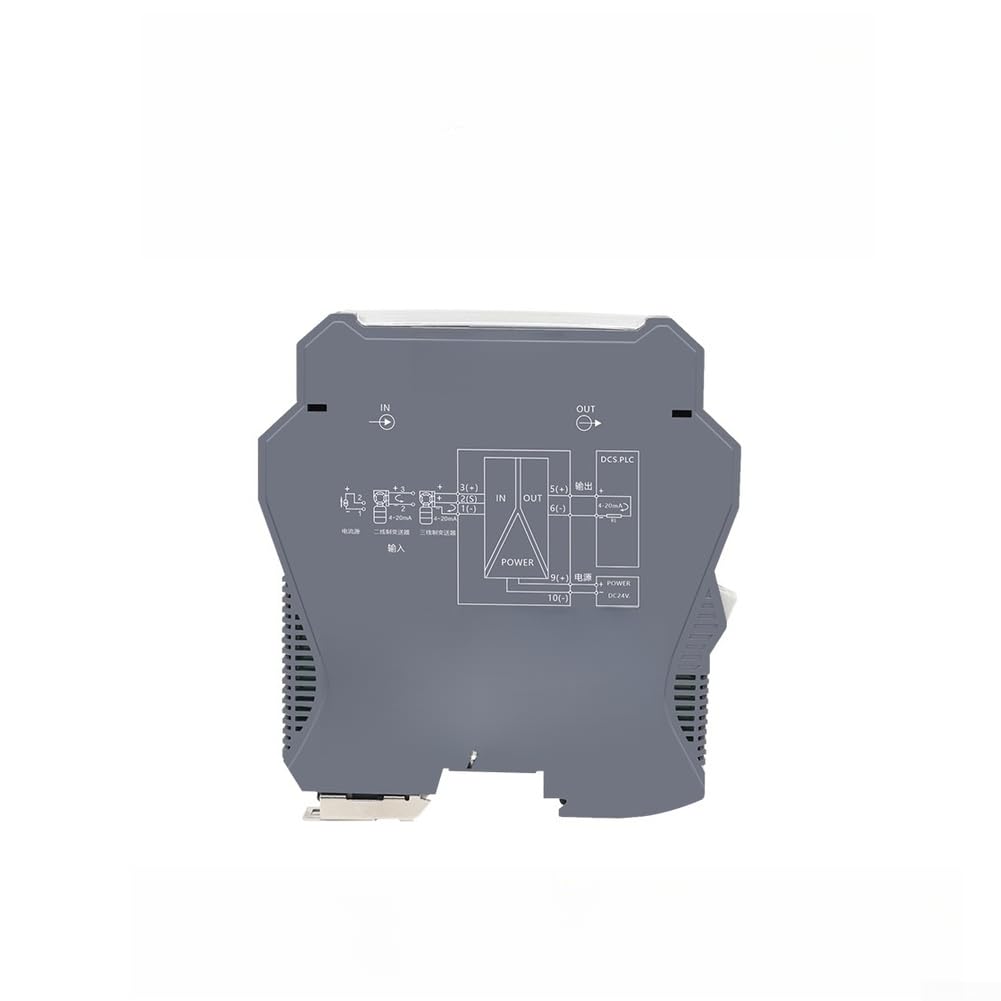 Panneau d'isolation optocoupleur pour isolateur de signal de boucle de courant 4-20 mA Sortie 0-10 V Module rail DIN (B)