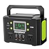 GENSROCK Portable Power Station, 110V/300W Pure Sine Wave Solar Generator, 222Wh Backup Lithium Battery With AC Outlet/QC 3.0/Type-C/LED Light for CPAP Family Emergency Outdoor Camping RV Travel.
