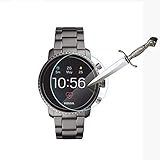 El paquete viene con 4 protectores de vidrio templado para Fossil Q Explorist HR Gen 4, y 4 kits de instalación, que incluyen las toallitas húmedas y secas y las pegatinas.