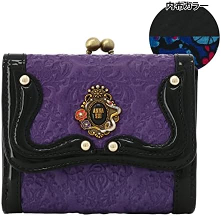 Amazon | [ANNA SUI] [アナスイ] 二つ折り財布 がま口 本革 レディース