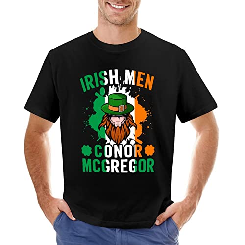 BYRON HOYLE Irish Men Conor Mcgregor Camiseta Leprechauns Camisa para hombres Camiseta de manga corta
