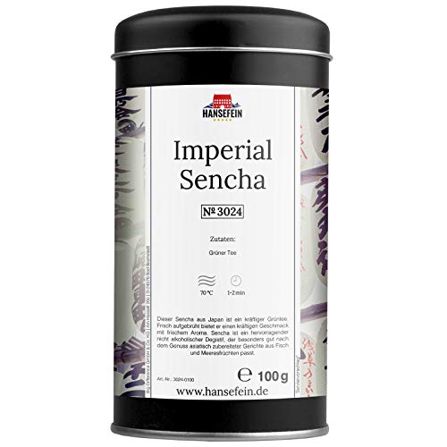 Hansefein Imperial Sencha Grüner Tee 100g in Aromadose Cover