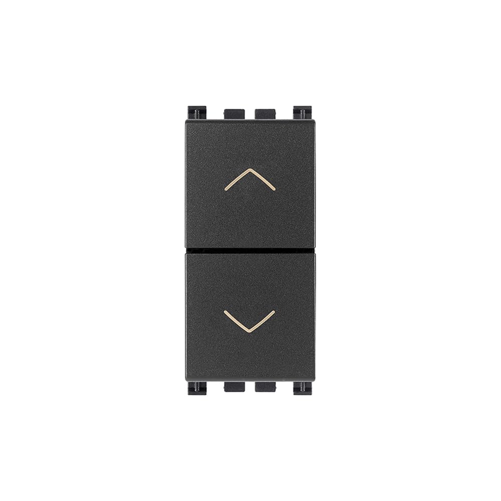 Vimar Two Interlock Buttons. Nocon No 10A, Grey
