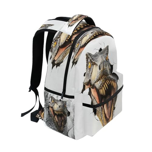 Dinosaur Roar 3D Backpack for School Boys Girls Adults Kids Bookbag Laptop Bag 15L2
