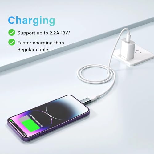 Adaptateur Lightning vers USB C Thousover charge et synchro - 4