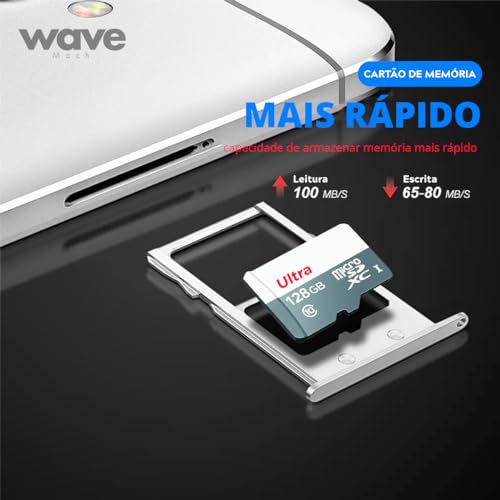 Cartão De Memória Micro SD 64 GB - Com Adaptador Full Hd 10 Anos De Garantia Original ® Ultra UHS-I