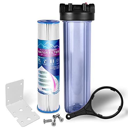 Whole House Water Filter System, Transparent 20 x 4.5