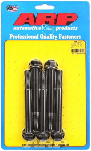 Tornillo hexagonal ARP 665-1011 de óxido negro para motores y automoción