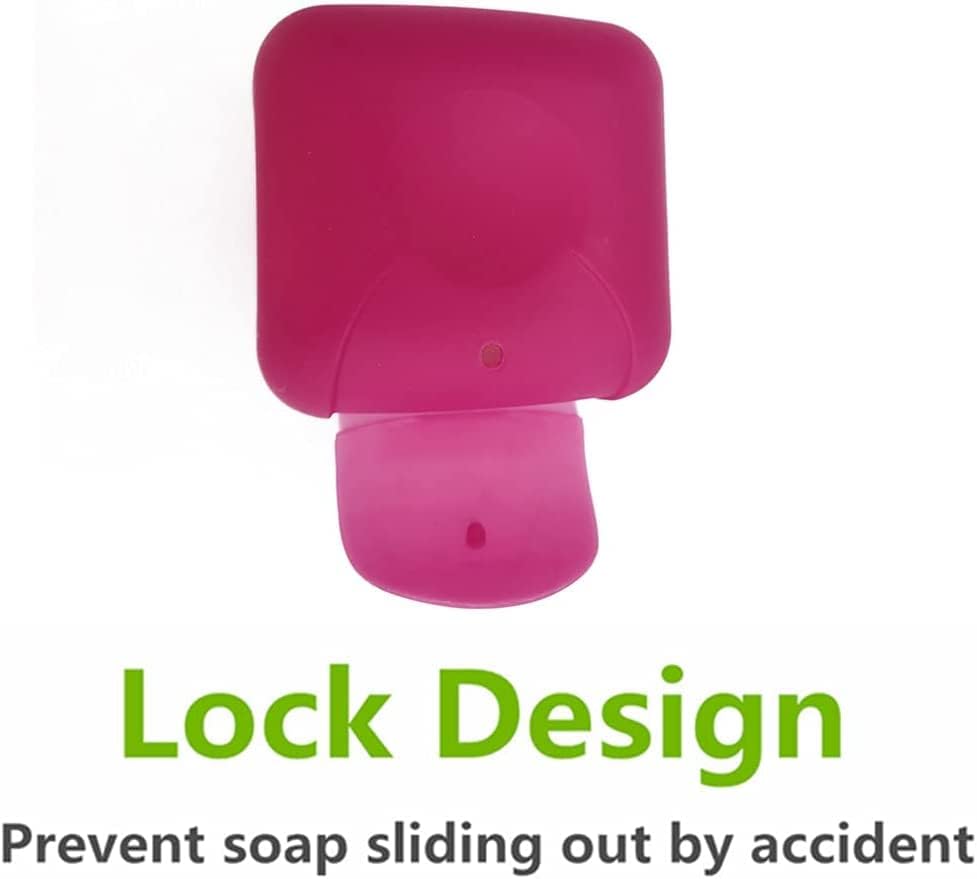 Miniatura 3 de Estuche portátil de 4 piezas para guardar jabón de viaje, organizador de plástico para el hogar, baño, senderismo, camping y otras actividades al