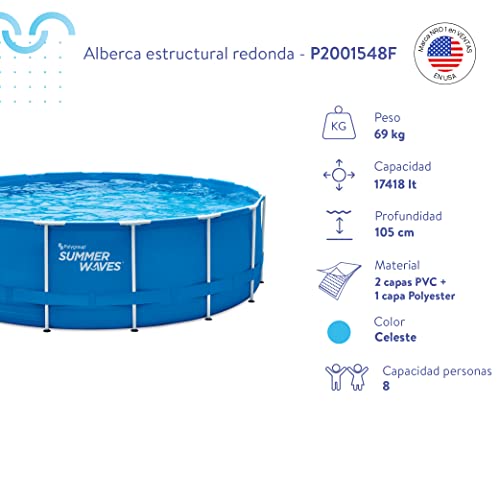 albercas-estructurales, Shoes albercas cuadradas Marca Summer Waves (3)