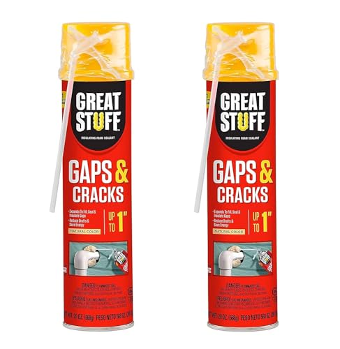 Great Stuff 157911 Insulating Foam Sealant 20 Ounce Ivory (Pack of 2)