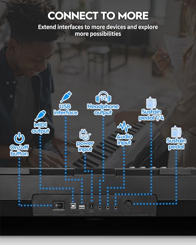 Professional 88-Key Weighted Hammer Action Digital Piano