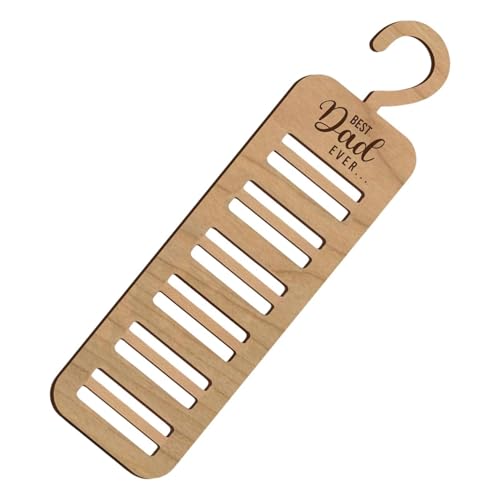 Porte-Cravates - Organisateur De Cravates en Bois - Rack Gain De Place pour Cravates,pour Hommes Pères Maris Compagnons Collectionneurs Maison Chambre Penderie Vestiaire Bureau Magasin