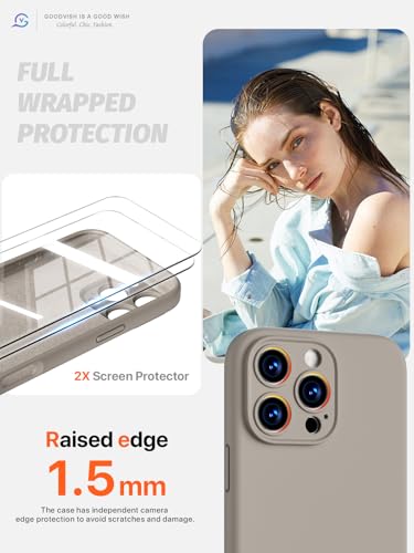GOODVISH 3 IN 1 for iPhone 16 Pro Max Case 6.9 inch, Upgraded Camera Protection, 2 Pack HD Screen Protector - Image 4
