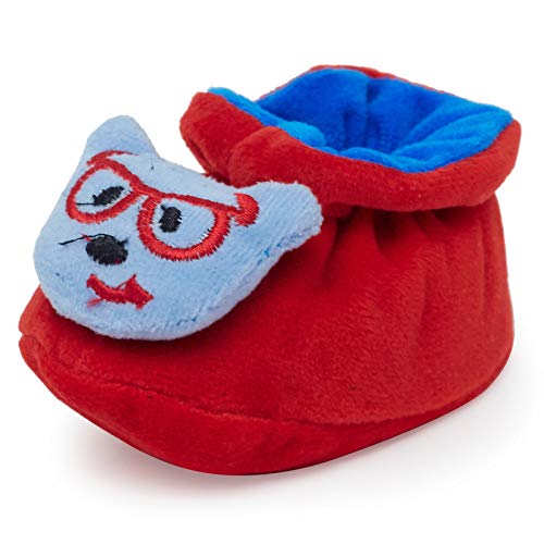 CHIU Super Soft Velvet Baby Booties with Attractive Smiling Panda Face CHIU Super Soft Velvet Baby Booties with Attractive Smiling Panda Face