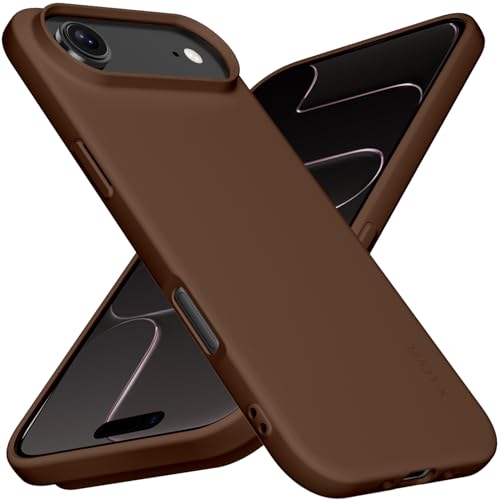 Image of X-level for iPhone Air Case, [Guardian Series] Ultra Thin Soft TPU Bumper Matte Lightweight Anti-Scratch Flexible Gel Protective Case Cover Compatible with iPhone Air, Brown