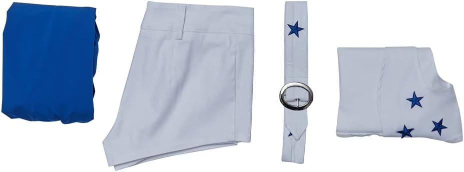 MyheroCos Women's Star Sexy Cheerleader Costume High School Cheerleading Uniform Sports Team Two Piece Set - Image 6