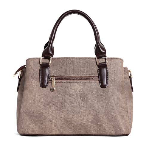 Image of EXOTIC Three section Denim Design, Multipurpose handbag with Shoulder Strap