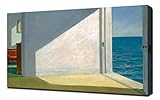 Bildgröße: 80 x 120cm (ca.) Pingoo Prints Edward Hopper - Rooms by The Sea - Leinwandbild - Kunstdrucke