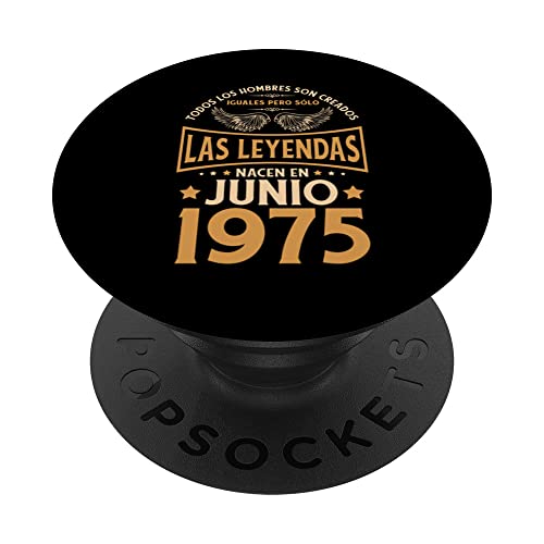 Cumpleaños Hombre Regalos Las Leyendas Junio 1975 PopSockets PopGrip Intercambiable