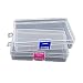 yueton Pack of 2 Plastic Transparent Storage Box Jewelry Craft Nail Art Beads Container Organizer