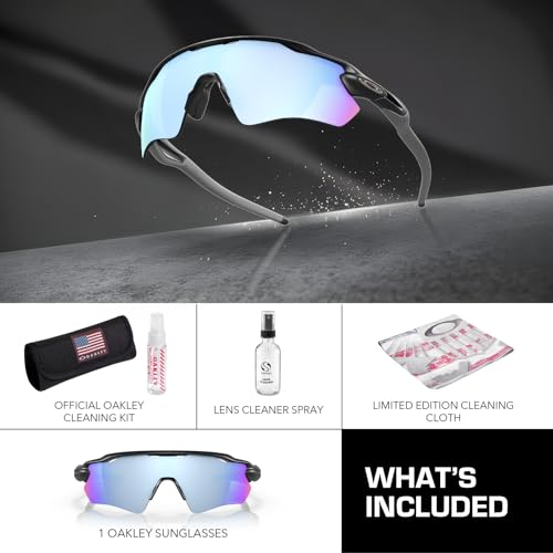 Image of Oakley RADAR EV PATH OO9208 Shield Sunglasses With Official Eyewear Kit | Men's & Women's Sunglasses