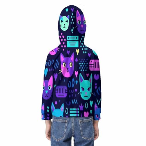 Imprimé amusant 3D garçon sweat à capuche sportswear original - 6