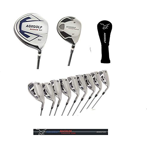 AGXGOLF Mens XS Wide Sole Golf Club Set; Extra Tall (+2