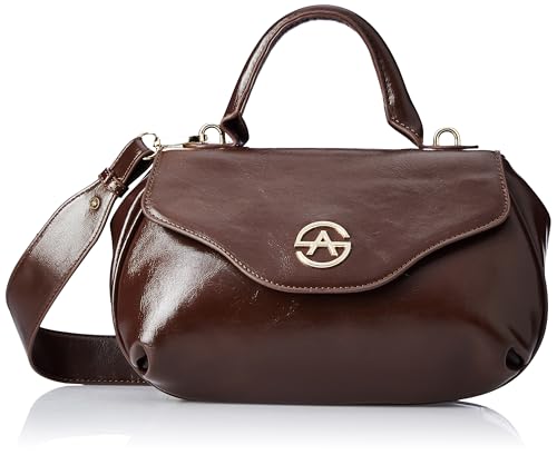 Allen Solly Women Brown colour Hangbag_AHBGFRGBS02436 Size-26.5 * 9.5 * 18.5cm (B0D17YWQV6) Amazon Price History, Amazon Price Tracker