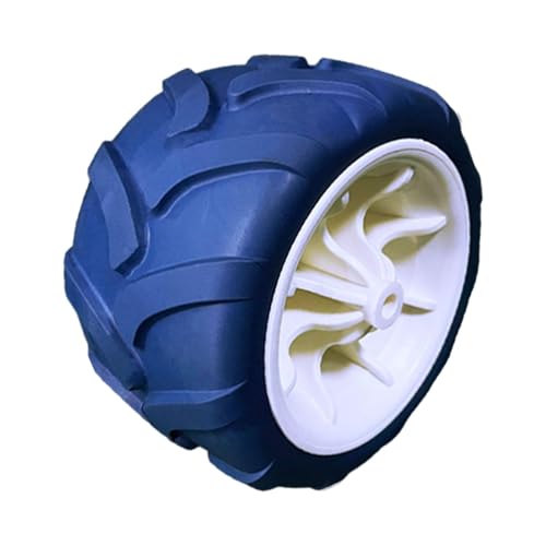 Roulette pivotante en PU pour chariot de camping pliant et transport de plage