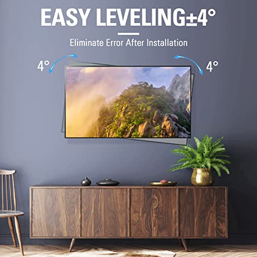 Mounting Dream Tv Mount With Joint Bearings For 42-75 Inch Oled/Qled/Led Tvs' Smooth Moving. Design For Most Ultra-Thin Tvs, Full Motion Tv Wall Mount Bracket With 100Lbs. Loading Up To 24" Studs #TOP3