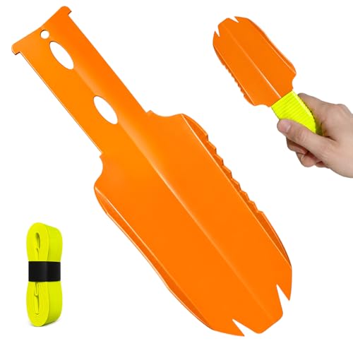 Ultralight Backpacking Trowel Iron Mini Camping Shovel Portable Multitool Lightweight Hiking Digging Shovel for Camping Survival Outdoor Poop