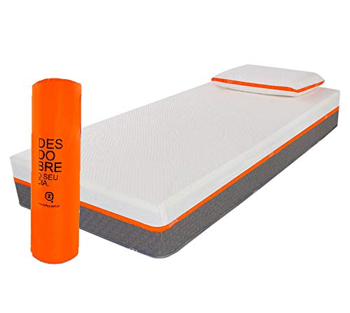 Colchão Solteiro Molas Ensacadas Látex Premium Para Todo Biótipo Zipflex 88cm