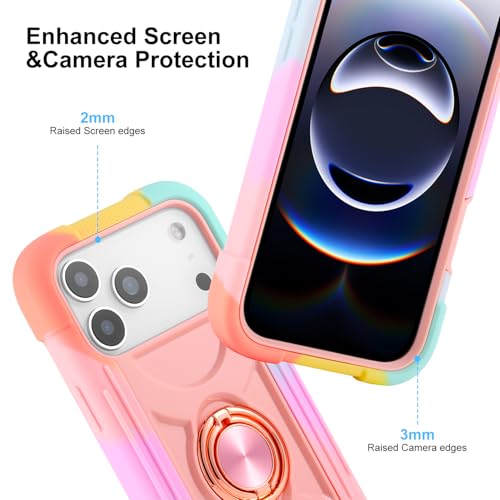 Coque iPhone 17 Pro renforcée rose pour éviter la casse des écrans - 3