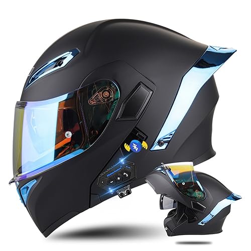 Klapphelm mit Bluetooth, Bluetooth Integralhelm Motorradhelm mit Doppelvisier, ECE Zertifiziert Lila Helm für Erwachsene Frauen Männer Hohe Qualität Helm, Roller-Mofa -Moped-Helm Klapphelm mit Bluetooth, Bluetooth Integralhelm Motorradhelm mit Doppelvisier, ECE Zertifiziert Lila Helm für Erwachsene Frauen Männer Hohe Qualität Helm, Roller-Mofa -Moped-Helm