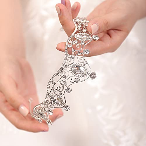 Corona de cristal plateado como regalo de bodas para novias y damas 3