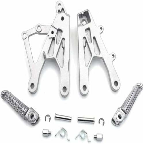 Repose-Pieds Avant Noir et Support pour Moto Yamaha YZF R1 R1S R1M 2015-2018
