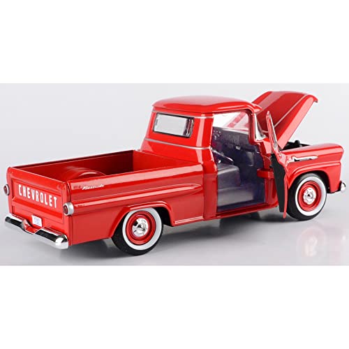 Motor Max 1:24 W/B American Classics 1958 Chevrolet Apache Fleet Side Pickup Diecast Truck #TOP1